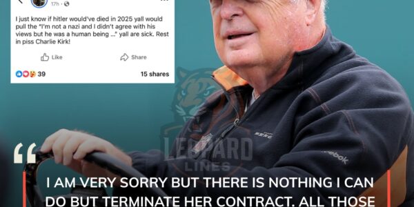 Bengals CEO Mike Brown fired a cashier working at Paycor Field after she mocked Charlie Kirk's death with a post saying "rest in p!ss." Kudos to the Cincinnati Bengals for their swift action and strong words.