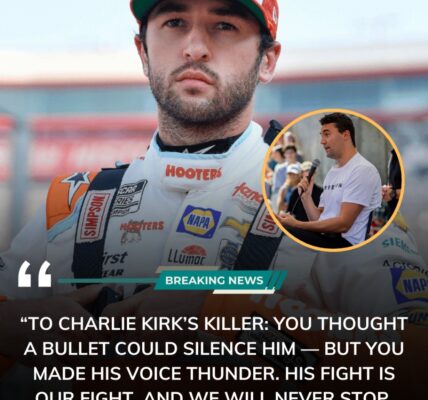 BREAKING: Chase Elliott Blasts Charlie Kirk’s Shooter — “You Didn’t Just Take a Life… You Awakened a Storm You Can’t Outrun!”