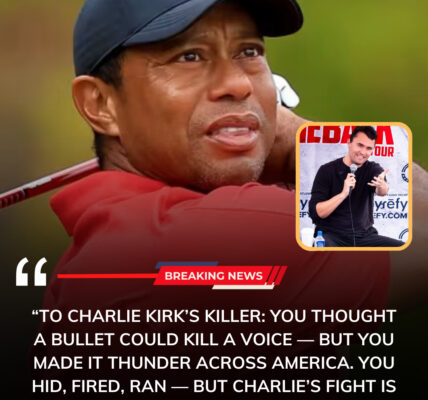 BREAKING: Tiger Woods Slams Charlie Kirk’s Shooter — “You Didn’t End a Fight… You Lit a Fire That Will Burn Until Justice Is Served!”