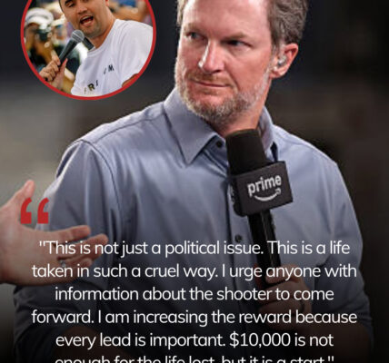 Breaking News: Dale Earnhardt Jr. Raises Reward to $10,000 for Charlie Kirk Shooter — When Fans Asked If He Was Denying His Sexuality While Constantly Siding with Anti-LGBT Protesters? He Responded with 2 Words That Shocked Everyone.