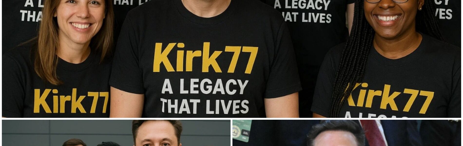 MEMORIAL SHIRT: Elon Musk Drops Powerful Tribute for Charlie Kirk 🔥 Every Tesla & SpaceX employee will wear a bold tee with “Kirk77: A Legacy That Lives.” Musk calls it a vow — a promise to carry Kirk’s fire, fight, and fearless spirit forward…