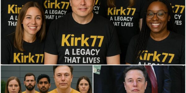 MEMORIAL SHIRT: Elon Musk Drops Powerful Tribute for Charlie Kirk 🔥 Every Tesla & SpaceX employee will wear a bold tee with “Kirk77: A Legacy That Lives.” Musk calls it a vow — a promise to carry Kirk’s fire, fight, and fearless spirit forward…