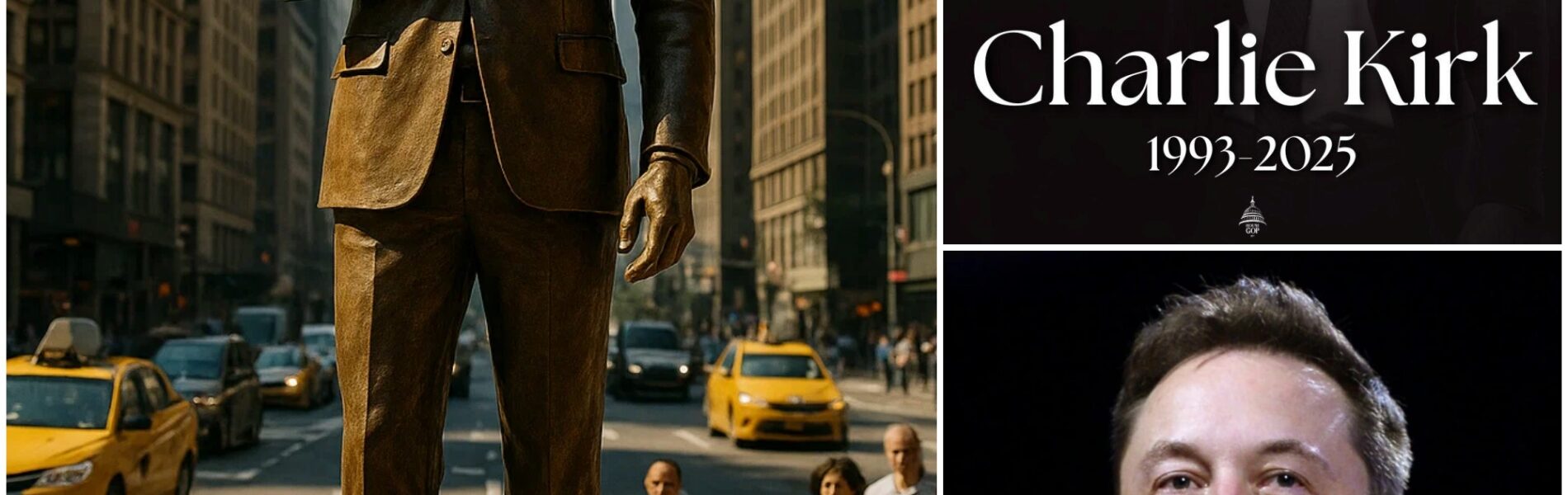 After the heartbreaking news of Charlie Kirk’s de@th, Elon Musk made a move no one saw coming — teaming up with the Detroit Lions’ owner to fund a $2.5 million bronze statue at Ford Field, forever immortalizing Kirk’s legacy. But what truly sent shockwaves across America was Musk’s personal request: a secret, hauntingly powerful message engraved at the statue’s base. Witnesses say those words brought some to tears — and left the entire nation wondering what Musk knew that no one else did…