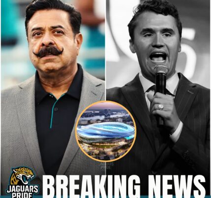 JAGUARS FIRESTORM: EverBank Stadium will swing open its gates free of charge for three unforgettable days to honor Charlie Kirk, giving fans unprecedented behind-the-scenes access to the heart of the Jacksonville Jaguars — from the locker rooms and player tunnels to the team’s Hall of Fame displays. But the most emotional moment came when owner Shad Khan revealed a brand-new “Charlie’s Legacy Den” inside the stadium — a vibrant, family-friendly zone packed with games, STEM learning programs, and Jaguars memorabilia, all dedicated to celebrating Kirk’s life. Every dollar raised from events and exclusive merchandise will be directed toward supporting his two young children. The news has electrified Jacksonville and set off a nationwide wave of reaction…