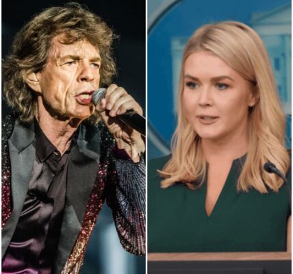 “Sit Down, Barbie.” — Mick Jagger Silences Karoline Leavitt on Live TV With a Brutal Truth