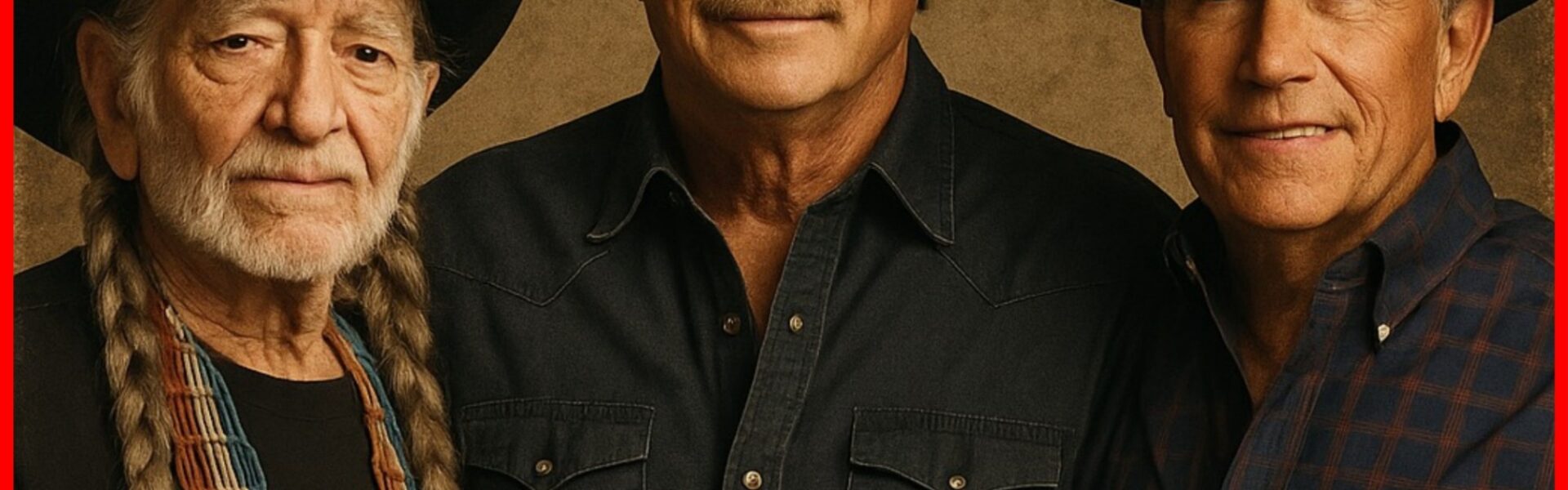 ONE FINAL SONG FOR THE DREAMERS: Willie Nelson, Alan Jackson & George Strait Announce Historic Netflix Farewell Tour