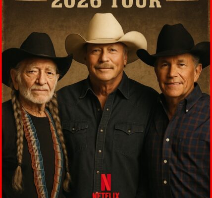 ONE FINAL SONG FOR THE DREAMERS: Willie Nelson, Alan Jackson & George Strait Announce Historic Netflix Farewell Tour