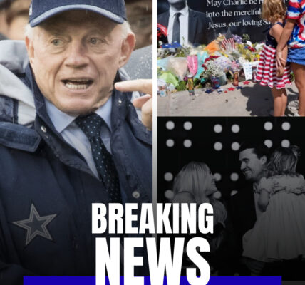 HEARTS FROZEN: Jerry Jones Steps Into Charlie Kirk’s Family Tragedy With a Father’s Voice