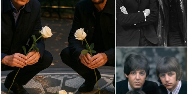 “Tears at Twilight: Paul & Ringo Sneak to John Lennon’s Memorial — Hidden Visit Sparks Emotional Shock in New York Fans!”