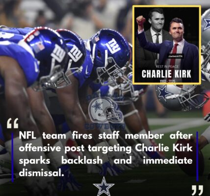 NFL Team Fires Staffer After Offensive Post About Charlie Kirk: A Shockwave That Could Change the League