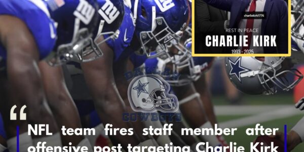 NFL Team Fires Staffer After Offensive Post About Charlie Kirk: A Shockwave That Could Change the League