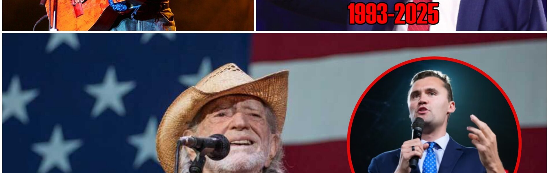 Strings of Grief: Willie Nelson Pens Shocking Song in Wake of Charlie Kirk’s Demise