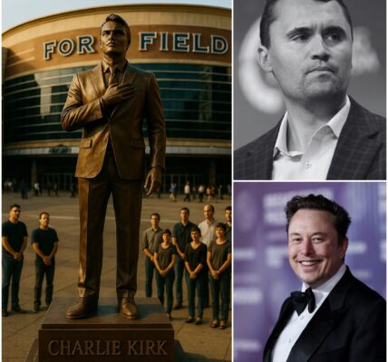 After the shocking news of Charlie Kirk's de@th, Elon Musk made an unprecedented move by partnering with the owner of the Detroit Lions to donate $2.5 million for a massive bronze statue at Ford Field stadium to honor and celebrate Kirk's legacy. However, it was the mysterious message that Musk insisted on engraving on the statue's base that left the entire United States stunned...