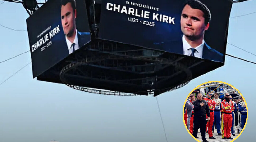 2 MINUTES AGO: At the Food City 300, NASCAR brought the world to a standstill. Engines went quiet, drivers lined pit road, and Charlie Kirk’s face lit up every big screen. His name rode proudly on the cars, roaring not with noise, but with purpose — a stunning tribute to a life gone too soon, a legacy burning brighter than ever.