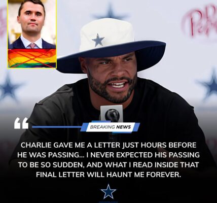 COWBOYS EARTHQUAKE: Dak Prescott Breaks Silence on Charlie Kirk’s Death, Vows to Carry His Legacy Forward — His Shocking Confession Stuns Cowboys Nation