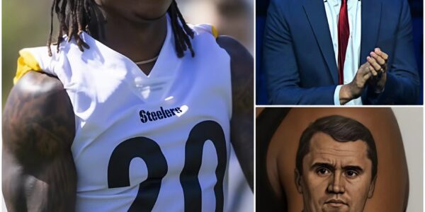 BREAKING NEWS: Steelers youngster Kaleb Johnson announces he will get a tattoo of the late politician Charlie Kirk on his right arm in honor and remembrance of the assassinated politician at his alma mater, Johnson says: "His motto has been my motto for a long time and it has made me..."