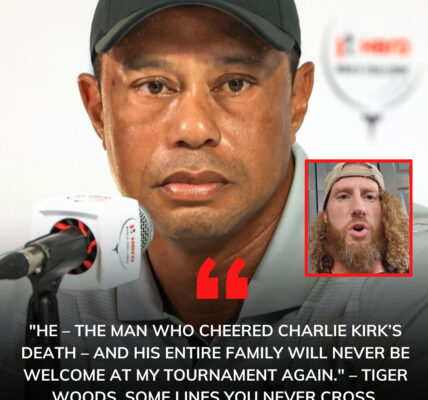 BREAKING NEWS 🚨: Tiger Woods STUNS the golf world — banning a longtime caddie for life after learning he celebrated Charlie Kirk’s death. Even more shocking, the caddie had ties to suspect Tyler Robinson. Woods, stone-faced, vowed: “He’ll never walk another fairway with me — ever.”