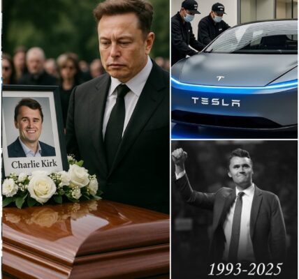 "In a tearful whisper at Charlie Kirk’s funeral, Elon Musk vowed: “I’ll give away five brand-new 2026 Tesla Model 2s to carry him to heaven.” What Musk did moments later left the chapel in stunned silence — a gesture so powerful, mourners could barely hold back tears…