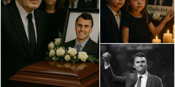 BREAKING NEWS: Paul McCartney was visibly shaken as he watched Charlie Kirk’s two small children approach their father’s portrait, softly whispering “Daddy,” unaware that their world had changed forever. The hall glowed with candlelight, every flicker reflecting heartbreak. Witnesses say Paul stood frozen, tears streaming as the children stretched out their hands as if to touch their father. The moment was already unbearable — but what happened just minutes later left even Paul McCartney speechless, turning the entire chapel into a scene of stunned silence and raw, uncontrollable grief…