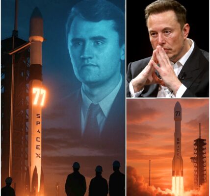 MISSION MEMORY 🚀: Elon Musk stunned the world, vowing every 2026 SpaceX launch will bear #77 in honor of Charlie Kirk. “This number now carries his spirit,” Musk said, “each rocket will scream his fight into the stars.” Social media exploded, calling it the most moving tribute in space history.