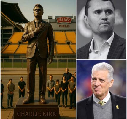 Steelers Owner Art Rooney II Honors Charlie Kirk With $2.5 Million Statue at Heinz Field – But the Message on the Statue's Pedestal Has Fans in Tears