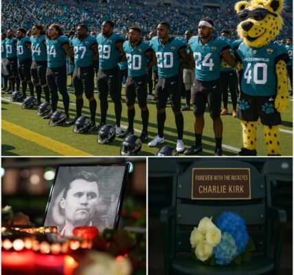 BREAKING: Jacksonville Jaguars Leave Empty Seat in Honor of Charlie Kirk – “Forever Part of the Duval Family”. At EverBank Stadium, where the roar of the crowd shakes the very turf, one seat now stands empty — reserved forever for Charlie Kirk. A gleaming plaque reads, “Forever a Jaguar – Charlie Kirk,” shining beneath the stadium lights, reminding every fan that his spirit will roar with Duval for all time.