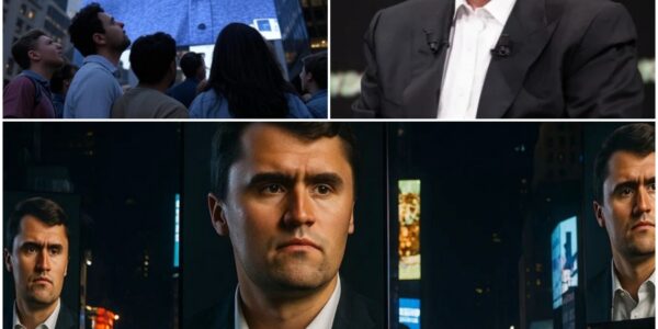 BREAKING: Elon Musk stunned millions as he illuminated New York City with giant screens, showing a heartfelt memorial film for Charlie Kirk that ran non-stop until the end of September. The city paused, hearts heavy, as the tribute played in Times Square and beyond. Yet, the real shock came moments later — Musk’s next announcement, filled with solemn determination, hinted at a gesture so extraordinary it could honor Charlie’s legacy in ways no one could have imagined…