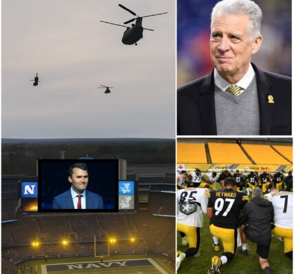 BREAKING: As the flag was lowered in memory of Charlie Kirk, the Steelers performed a spectacular military helicopter flyover over the stadium, and the crowd was elated. But an unexpected turn of events has caused the emotional memorial service to face a storm of public opinion. Art Rooney II speaks out...