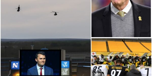 BREAKING: As the flag was lowered in memory of Charlie Kirk, the Steelers performed a spectacular military helicopter flyover over the stadium, and the crowd was elated. But an unexpected turn of events has caused the emotional memorial service to face a storm of public opinion. Art Rooney II speaks out...