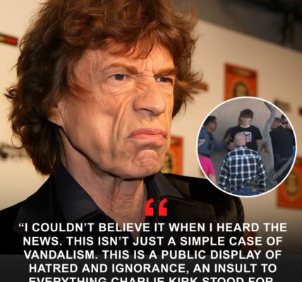 Mick Jagger Speaks Out: A Legend’s Fury Over the Vandalism of Charlie Kirk’s Memorial