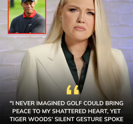 GOLF WORLD SHOCKER : As the nation mourned the tragic passing of Charlie Kirk, Tiger Woods quietly stepped up with a breathtaking act of generosity. In a rare emotional moment, Kirk’s wife Erika fought back tears as she thanked Tiger for his unexpected support — a gesture that left the golf world speechless and turned Augusta’s fairways into a place of tribute and unity.