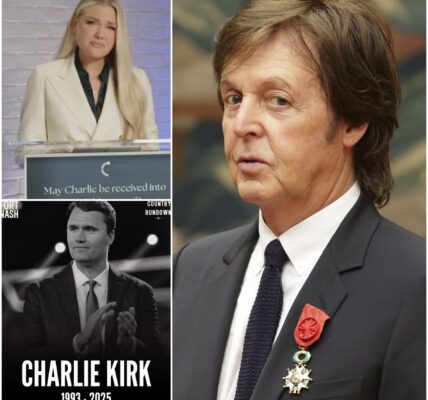 MUSIC WORLD SHOCKER: “I never imagined music could heal my shattered heart, yet Paul McCartney’s quiet gesture spoke louder than a thousand songs,” Erika Kirk confessed through tears — revealing the music legend’s unexpected act that has left millions around the world stunned and deeply moved.