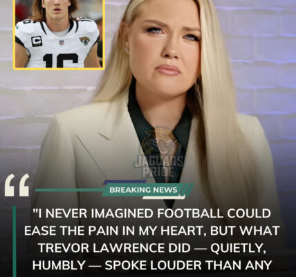 NFL EARTHQUAKE: As the nation grieved Charlie Kirk’s passing, Erika Kirk tearfully shared that Trevor Lawrence of the Jacksonville Jaguars had quietly reached out with a heartfelt gesture — proving that sometimes football speaks louder than words, turning pain into a powerful moment of unity and hope.