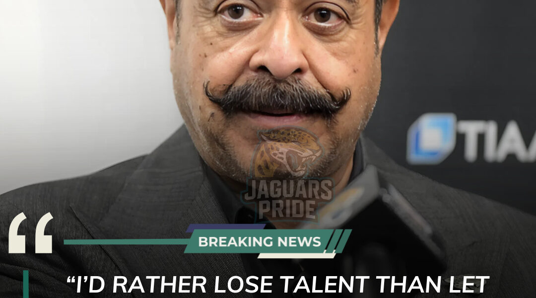 JAGUARS SHOCKER 🚨: Rookie immediately cut after fiery outburst on Charlie Kirk — calling him a r@cist, a f@scist mouthpiece, and a thre@t to LGBTQ, immigr@nts, and min0rities. Owner Shad Khan issued a rare, emotional statement: ‘I’d rather lose a player than allow hatred in our locker room. These toxic values have no place in the Jacksonville Jaguars organization!’