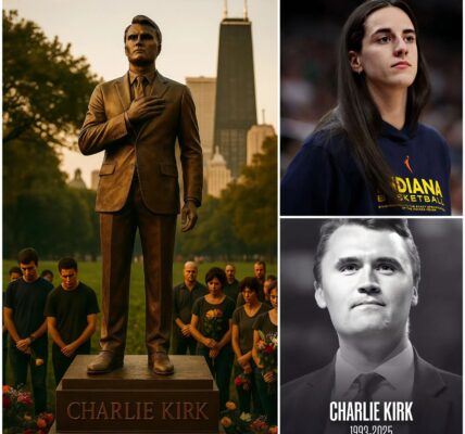Caitlin Clark’s $1 Million Donation: A Lasting Bronze Tribute to Charlie Kirk in Chicago