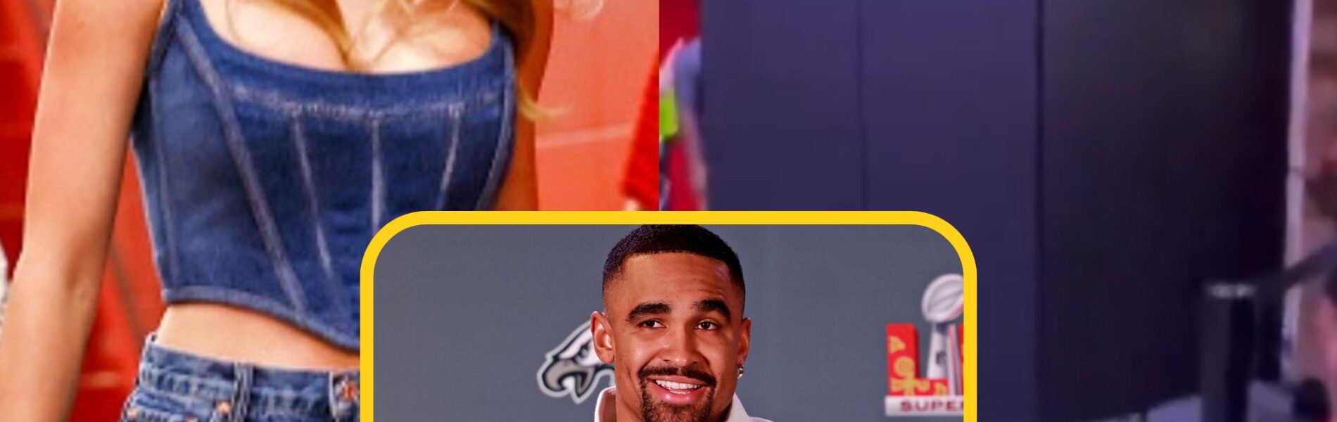 Internet Sleuths Have Discovered The Creepy Reason Why Taylor Swift Used A Giant Black Screen To Sneak Into The Chiefs-eagles Game At Arrowhead — Jalen Hurts Couldn't Help But Laugh And Poke Fun At This