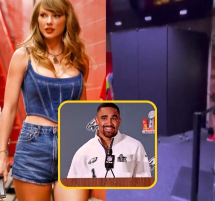 Internet Sleuths Have Discovered The Creepy Reason Why Taylor Swift Used A Giant Black Screen To Sneak Into The Chiefs-eagles Game At Arrowhead — Jalen Hurts Couldn't Help But Laugh And Poke Fun At This