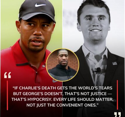 Tiger Woods SLAMS double standards: “When Charlie Kirk’s death gets front-page sympathy but George — a Black man — is ignored, that’s not justice. That’s hypocrisy. We can’t pick which lives matter based on politics.” His fiery words lit up social media, igniting a nationwide debate.
