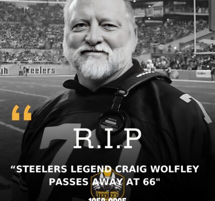"Pittsburgh Steelers Mourn the Loss of Craig Wolfley: A Heartfelt Tribute to a Legend Who Gave Everything for Steelers Nation"