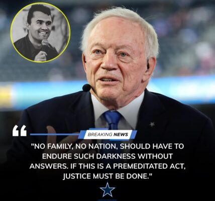 “This Cannot Be a Coincidence” — Jerry Jones Speaks Out After Charlie Kirk’s Tragic Death