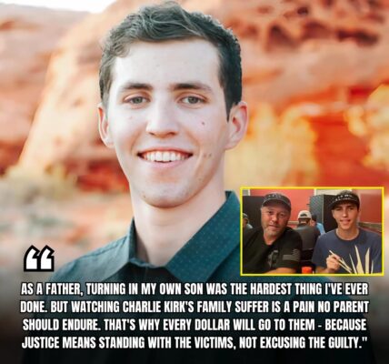 Tyler Robinson’s Father Rejects $1M Reward, Donates It to Charlie Kirk’s Family