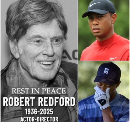 SO SAD: Tiger Woods Fights Back Tears Revealing Robert Redford’s Final Words Before His Passing at 89 — A Heartbreaking Moment That Stunned the Sports World. Tiger shared that Redford’s last message to him was about resilience and courage, telling him, “Keep inspiring the next generation, even when it hurts.” Woods said those words will stay with him forever, calling Redford a mentor who taught him about grace under pressure. Fans across the globe now mourn not just a Hollywood icon but a friendship that bridged cinema and sport.