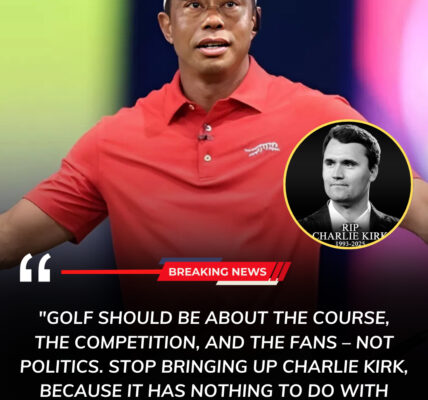 BREAKING NEWS: Tiger Woods stuns the golf world — “Golf must stay pure, no politics, stop dragging Charlie Kirk into this…” – fans and media in total shock!