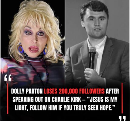 FAITH UNDER FIRE: Dolly Parton stuns fans losing 200,000 followers after posting about Charlie Kirk — says, “Jesus is my light. Don’t follow me, follow Him if you truly seek hope.”