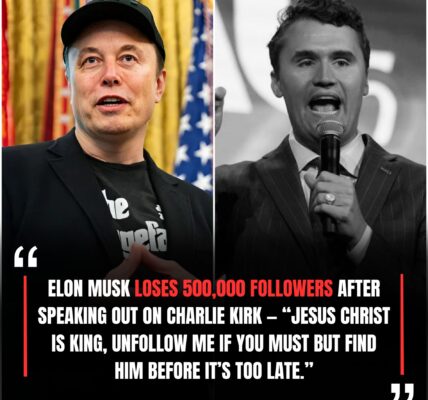 FAITH UNDER FIRE: Elon Musk shocks millions after losing 500,000 followers for posting about Charlie Kirk — declares, “Jesus Christ is King. Unfollow me if you must, but find Him before it’s too late.”