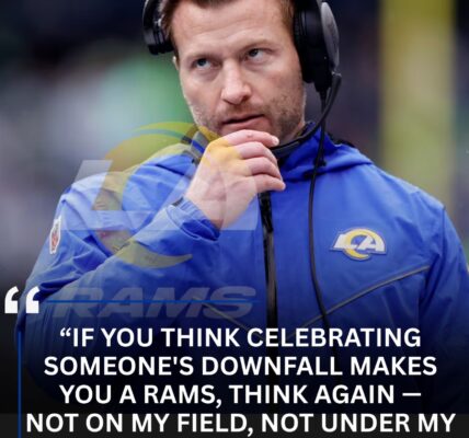 RAMS SCANDAL ⭐🔥: Head coach Sean McVay shocks the NFL by banning a rookie from taking the field after he celebrated Charlie Kirk’s passing — SoFi Stadium erupts in outrage, fans are divided, and whispers grow that Los Angeles’s Super Bowl hopes could already be under threat…