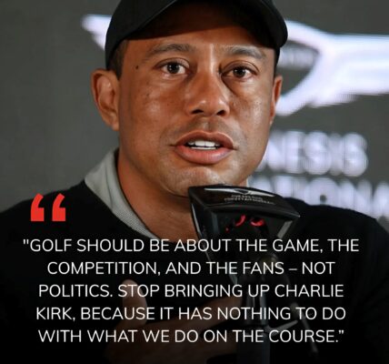 BREAKING NEWS: Tiger Woods just surprised the PGA Tour and the entire golf world with a shocking statement - "Golf should not be associated with politics, stop mentioning Charlie Kirk because..."
