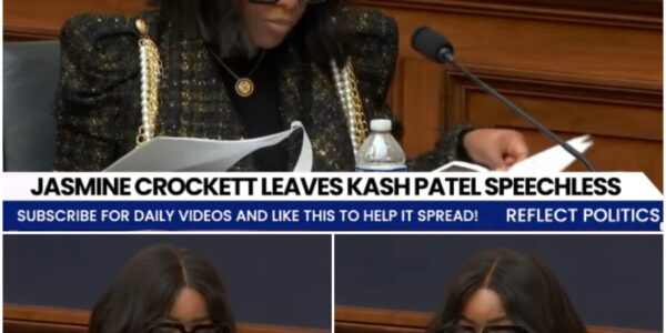 WATCH: Rep. Jasmine Crockett Leaves Kash Patel Stunned in Explosive Showdown Over FBI Director