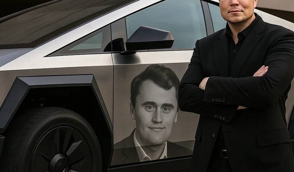 “Elon Musk unveils limited edition Tesla featuring Charlie Kirk, sparking outrage across political, social media and automotive communities”