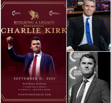 “Andy Cohen Announces Historic Tribute to Charlie Kirk: Fans and Supporters Nationwide to Fill Venue for a Unique Celebration of Life, Courage, and Lasting Impact on America”